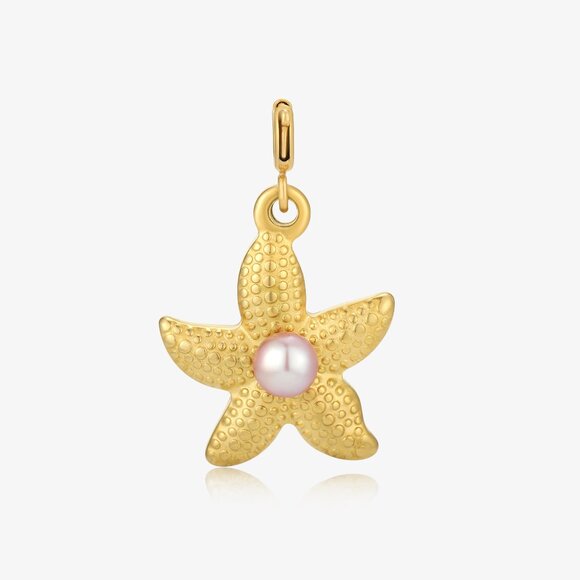 Fresh Water Pearl Sea Collection Detachable Pendants: Starfish,Conch, Seashell - Picture 1 of 4